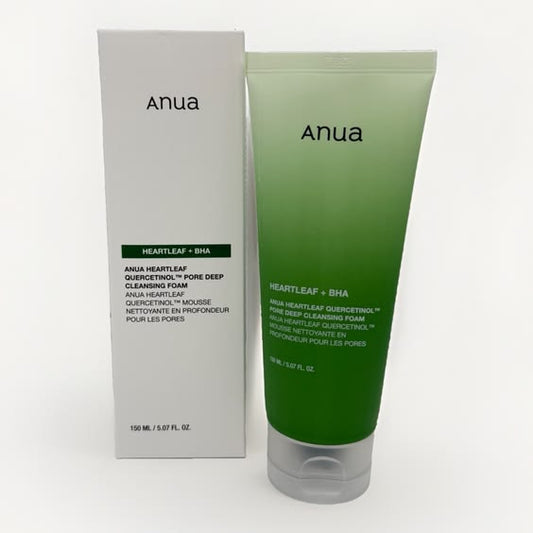 Anua Heartleaf Quercetinol Pore Deep Cleansing Foam (2-Piece Set)