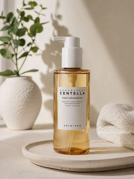 SKIN1004 Centella Light Cleansing Oil - Korean Gentle Double Face Cleanser